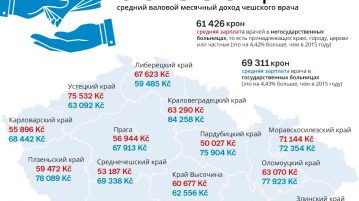 сколько получают чешские врачи
